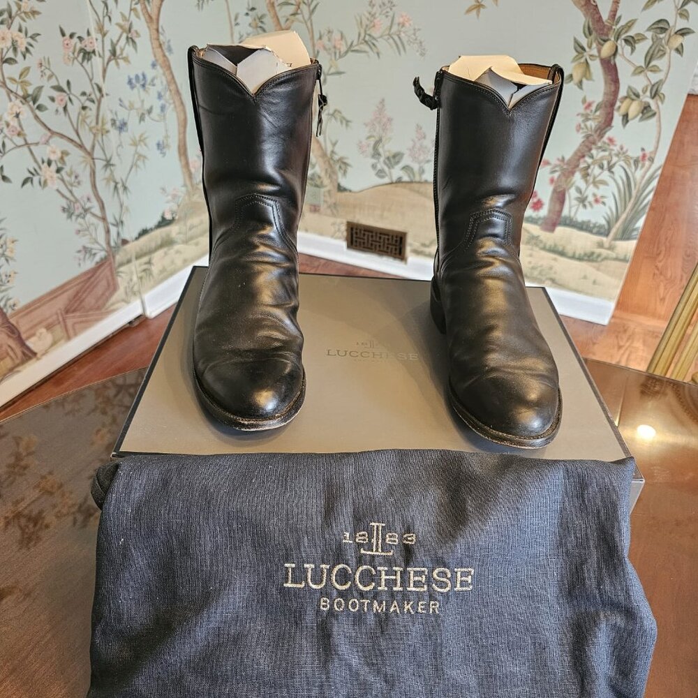 Lucchese Boots Size 11.5 - Black